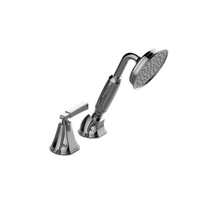 Graff Finezza UNO Hand Shower Diverter Set with Lever Handle in Brushed Chrome