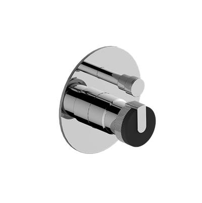 Graff Mod+ Round Pressure Balance Valve Trim Plate - Handle in Antique