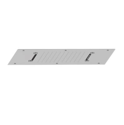 Graff Aqua-Sense Square Ceiling-Mounted Showerhead - 15-1/2'' x 24'' in Chrome Brushed