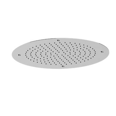Graff Round Ceiling-Mounted Shower Head - 19-11/16" in Brushed Antique Unlacquered