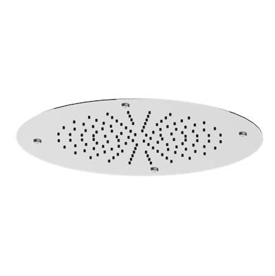 Graff 14-15/16" Round Ceiling Mounted Showerhead in Brushed Antique Unlacquered
