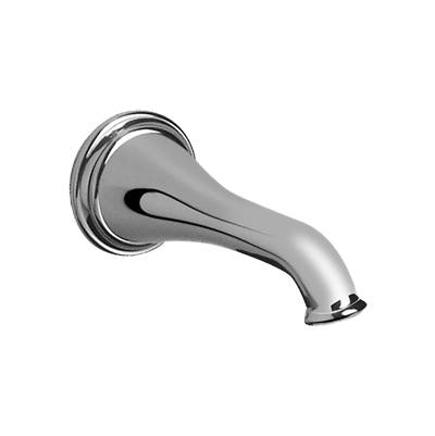 Graff 7" Traditional Tub Spout in Brushed Chrome