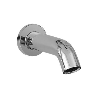 Graff 6" Contemporary Tub Spout in Brushed Chrome