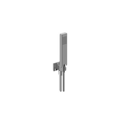 Graff Contemporary Handshower Set with Integrated Wall Supply Elbow in Polished Chrome