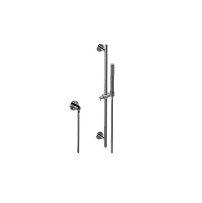 Graff Harley Bar Mounted Hand Shower in Brushed Chrome