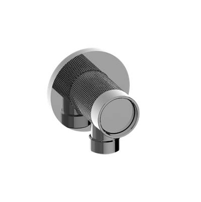 Graff RIVA Contemporary Wall Supply Elbow - Diamond Knurled