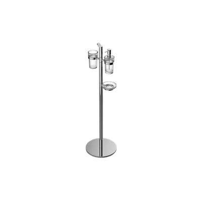 Graff Sento Freestanding Soap and Lotion Dispenser in Champagne