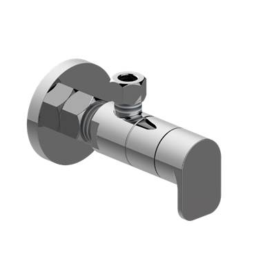 Graff Sento Angle Stop - Decorative Handle in Polished Chrome