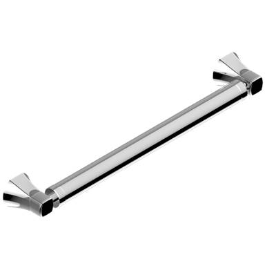 Graff Finezza DUE 18" Grab Bar in Brushed Antique Brass