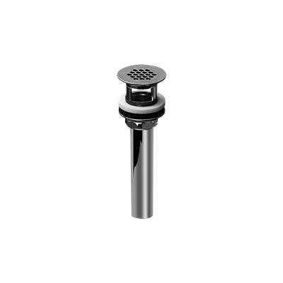 Graff Grid Drain - With Overflow in Polished Chrome