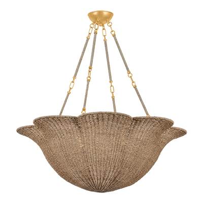 Hudson Valley Lighting Ardonia Chandelier in Natural Woven