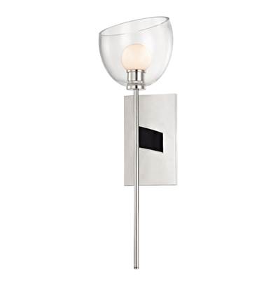 Hudson Valley Lighting Davis Sconce - 1-Light in Polished Nickel