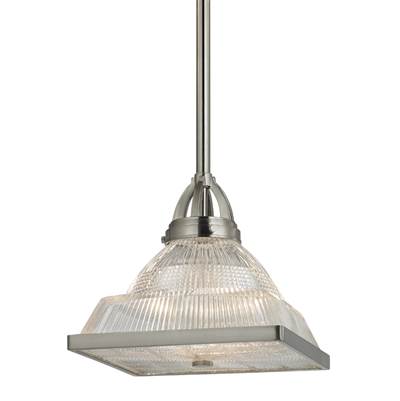 Hudson Valley Lighting Harriman 1-Light Pendant in Satin Nickel