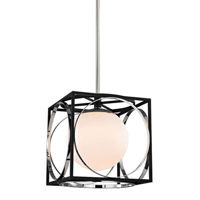 Hudson Valley Lighting Wadsworth - 1-Light Outdoor Pendant in Polished Nickel