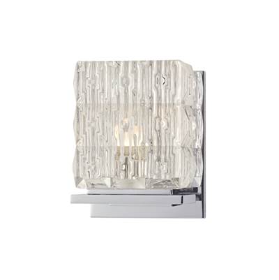 Hudson Valley Lighting Torrington 1-Light Wall Torchier in Polished Chrome