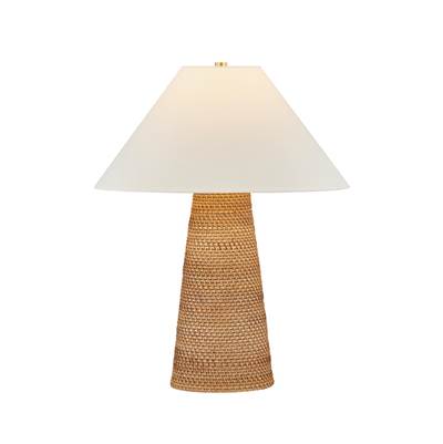 Hudson Valley Lighting Forest Heights Natural Woven Table Lamp