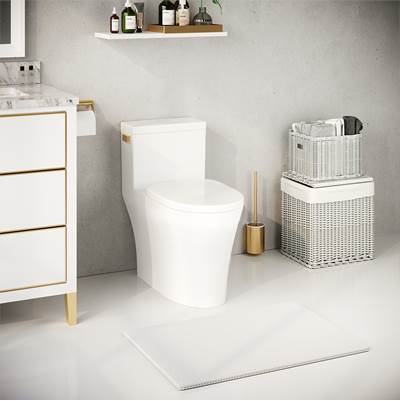 Icera Muse One-Piece Floor Mount Toilet in Matte White