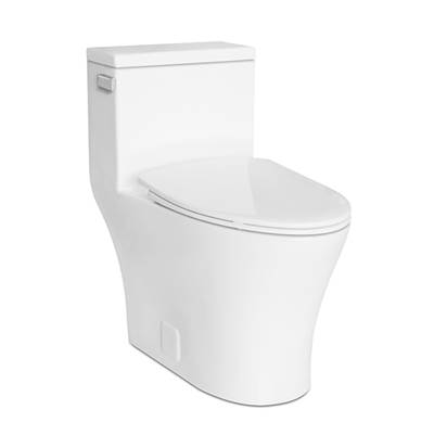 Icera Muse One-Piece Floor Mount Toilet - Rimless - Dual Flush in White