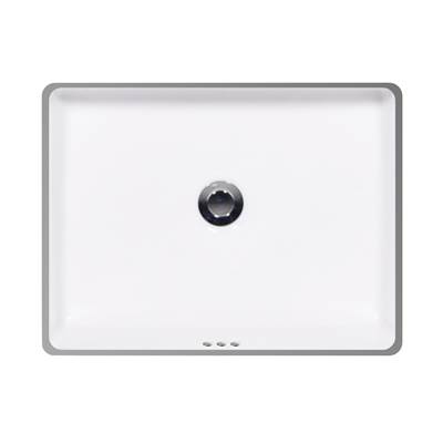 Icera Karo Undermount Bathroom Sink - Medium in Matte White