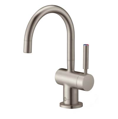 InSinkErator Pro Indulge Modern Instant Hot and Cold Water Dispenser in Satin Nickel