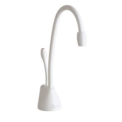InSinkErator Indulge Contemporary Instant Hot Water Dispenser Faucet in White