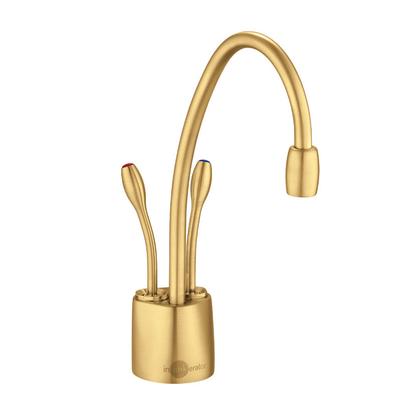 InSinkErator Indulge Contemporary Instant Hot and Cold Water Dispenser in Brushed Bronze