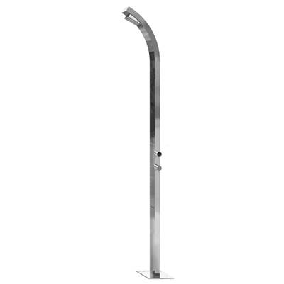 Jaclo Arc Column Allegro Outdoor Shower System - Floor Installation