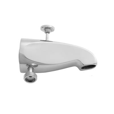 Jaclo Diverter Tub Spout with Handshower Outlet in Antique Brass