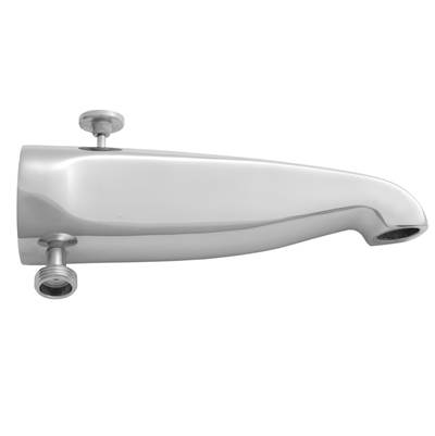 Jaclo 8-1/2" Reach Diverter Tub Spout - Handshower Outlet in Antique Brass