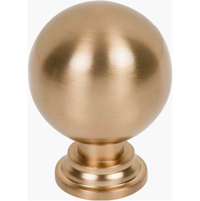 Jeffrey Alexander Davis Cabinet Knob - 1-1/8" in Satin Bronze