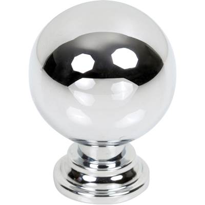 Jeffrey Alexander Davis Cabinet Knob - 1-1/8" in Polished Chrome