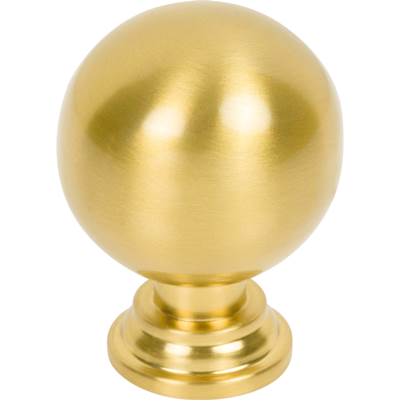 Jeffrey Alexander Davis Cabinet Knob - 1-1/8" in Brushed Gold