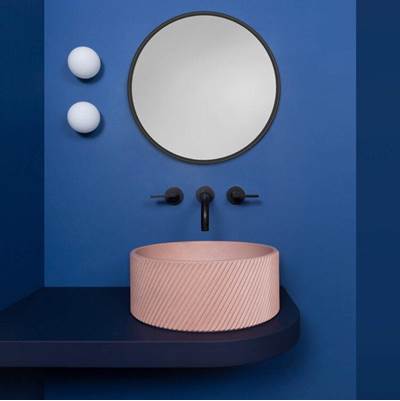 Kast Otto Freestanding Basin - 14-3/4" Diameter in Ash