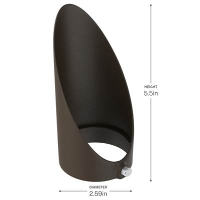 Kichler Integra Long Cowl in Architectural Bronze