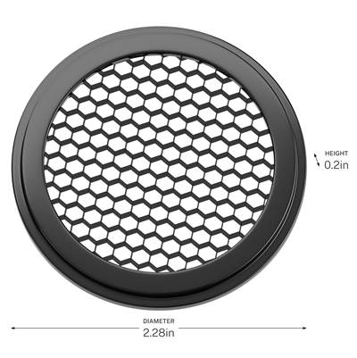 Kichler Integra Hexcell Louver in Black