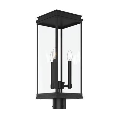 Kichler Lundon Outdoor Post 3-Light in Black