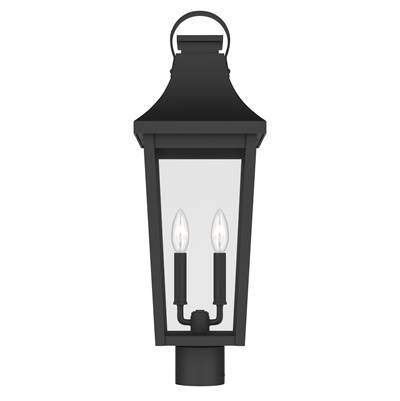 Kichler Lighting Cleary Post Mount - Outdoor - 2-Light in Black