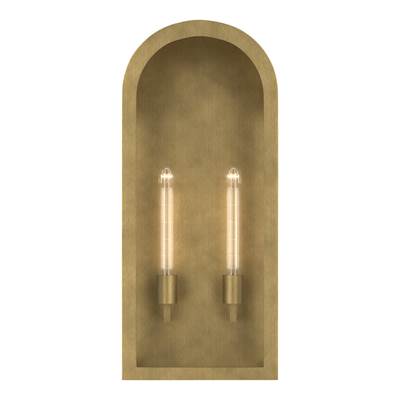 Kichler Lighting Marea Wall - Outdoor - 2-Light in Natural Brass