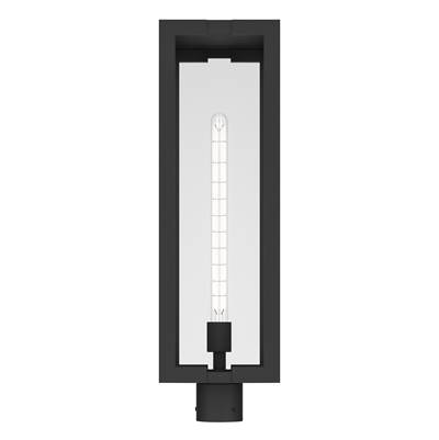 Kichler Lighting Calen Post Mount - Outdoor - 1-Light in Black