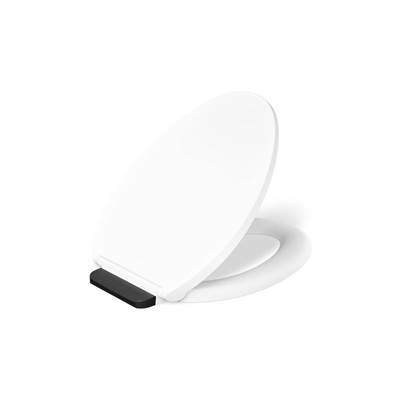 Kohler Glissade Elongated Toilet Seat - ReadyLatch - Quiet-Close in Black