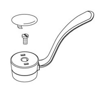Moen Commercial Lever Kitchen Handle Kit - 1 Handle - 4"