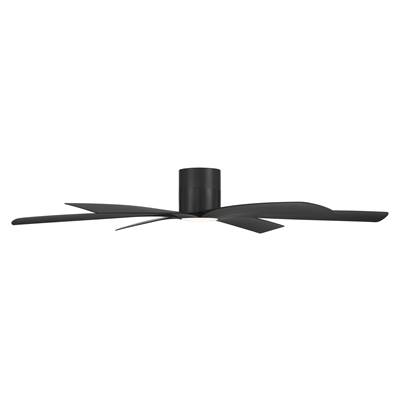 Minka Aire Brisano 65-Inch Flush Mount Ceiling Fan - 5CCT LED Smart in Chrome