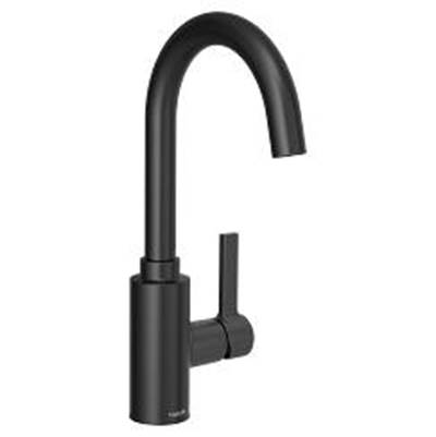 Moen Genta LX Bar Sink Faucet - One-Handle - 1.5 GPM in Matte Black