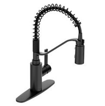 Moen Genta LX Pull Down Kitchen Faucet - One Handle - 1.5 GPM in Matte Black