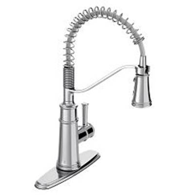 Moen Belfield Pull Down Kitchen Faucet - One Handle - 1.5 GPM in Chrome