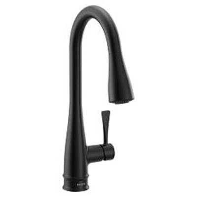 Moen Riverwood Pull-Down Kitchen Faucet - One Handle - 1.5 GPM in Matte Black