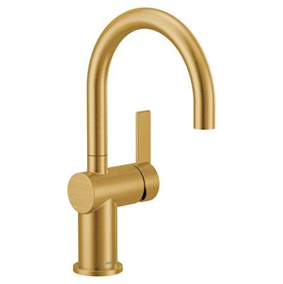 Moen Cia Bar Sink Faucet - Single-Handle - 1.5 GPM in Brushed Gold