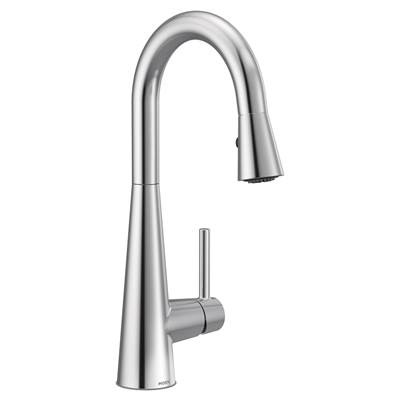 Moen Sleek Bar Sink Faucet - Single-Handle Pull-Down - 1.5 GPM in Chrome