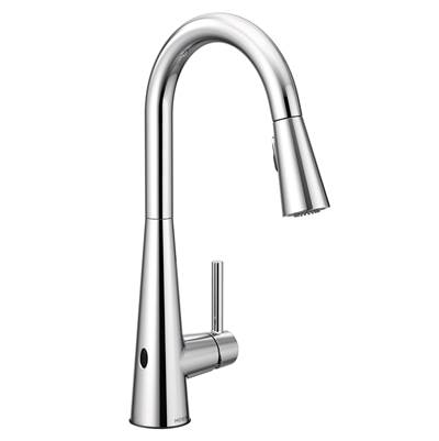Moen Sleek Pull-Down Kitchen Faucet - Touchless - Single Handle - 1.5 GPM in Chrome