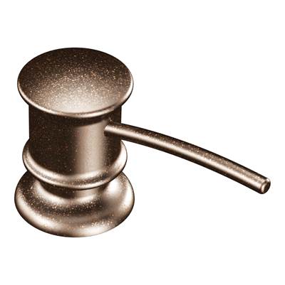 Moen Kitchen Soap Dispenser Deck-Mounted - Above Sink Refillable Bottle in Oil Rubbed Bronze